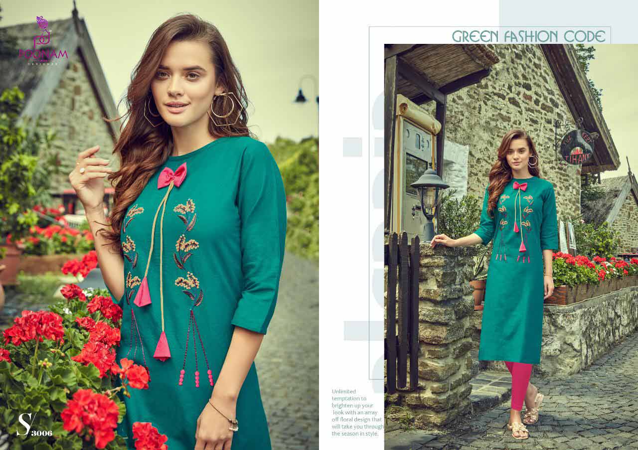 Poonam Designer Riva Vol-3 Cotton Kurti Clothing Poonam Designer Riva Vol-3 Cotton Kurti Clothing